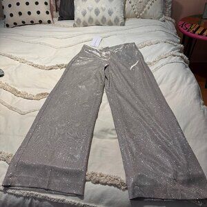 Wayf Sparkly Wide Leg Pants